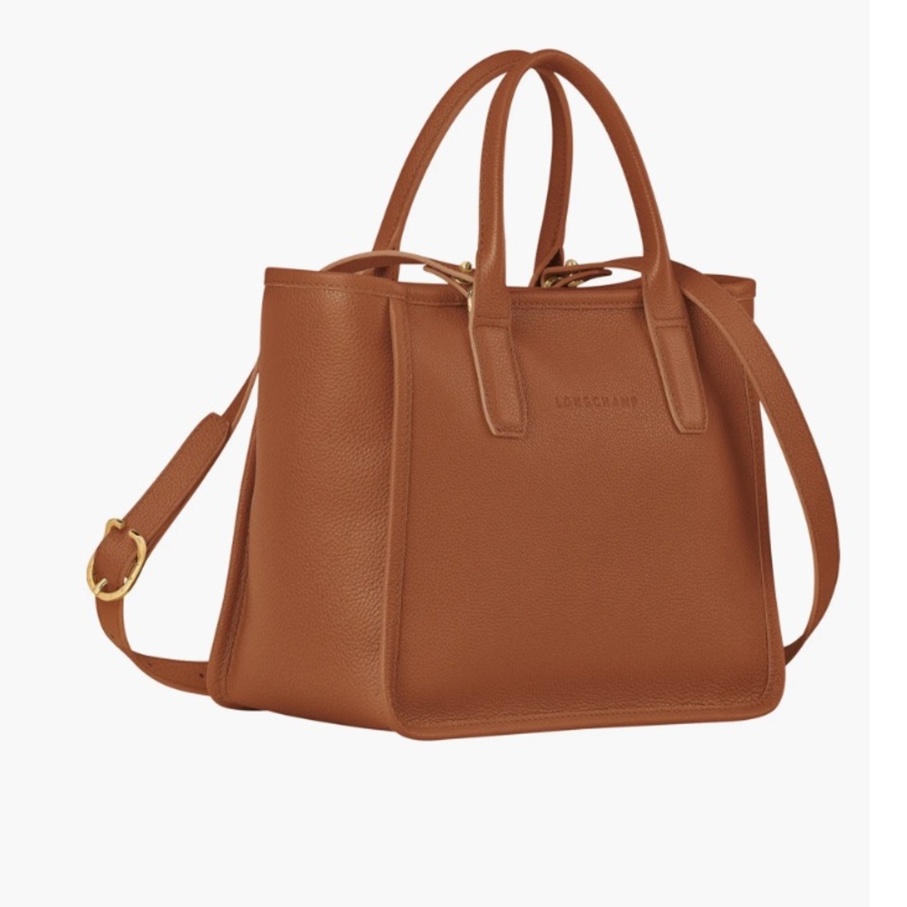 Longchamp Brown Leather Tote Bag